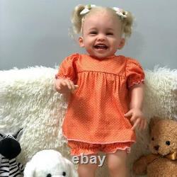 24 Inch Reborn Doll Baby High-quality Lifelike Mila Blonde Toddler Toys Gift