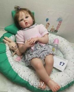 24 Lifelike Reborn Baby Dolls Soft Silicone Handmade Toddler Girl Gifts Toys