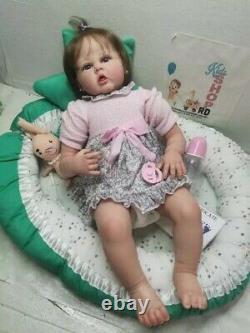24 Lifelike Reborn Baby Dolls Soft Silicone Handmade Toddler Girl Gifts Toys