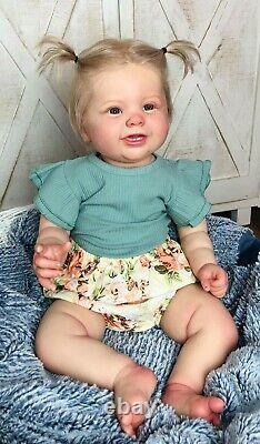 24'' Realistic Reborn Baby Doll Newborn Lifelike Silicone Girl Toddler Full Body