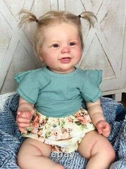 24'' Realistic Reborn Baby Doll Newborn Lifelike Silicone Girl Toddler Full Body