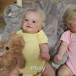 24'' Realistic Reborn Baby Dolls Vinyl Newborn Twins Girl Lifelike Toddler Gifts