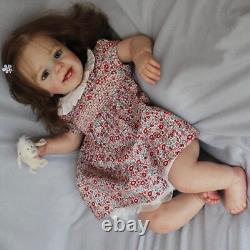 24 Reborn Baby Dolls Girl Lifelike Vinyl Newborn Cute Toddler Doll Gift Toys