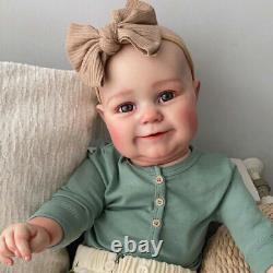 24 Reborn Baby Dolls Lifelike Newborn Boy Girl Vinyl Silicone Finished Toy