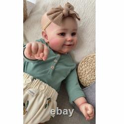 24 Reborn Baby Dolls Lifelike Newborn Boy Girl Vinyl Silicone Finished Toy