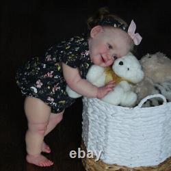 24''Reborn Baby Dolls Lifelike Real Toddler Baby Dolls Soft Body Doll Big Size