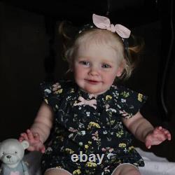 24''Reborn Baby Dolls Lifelike Real Toddler Baby Dolls Soft Body Doll Big Size