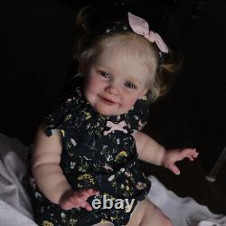 24''Reborn Baby Dolls Lifelike Real Toddler Baby Dolls Soft Body Doll Big Size