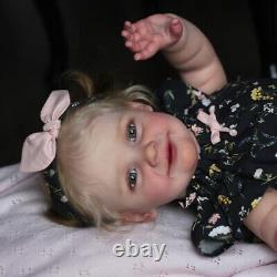 24''Reborn Baby Dolls Lifelike Real Toddler Baby Dolls Soft Body Doll Big Size