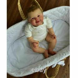 24 Reborn Baby Dolls Realistic Silicone Vinyl 3D Skin Newborn Gift Doll Boy Toy