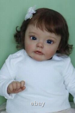 24'' Reborn Baby Dolls Soft Silicone Newborn Real Lifelike Flexible Toddler Toys