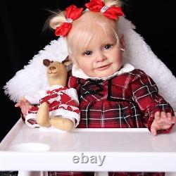 24 Reborn Baby Toddler Girl Doll Zoe Already Finished Handmade Dolls Soft Vinyl