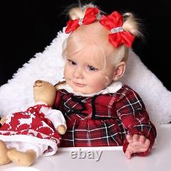 24 Reborn Baby Toddler Girl Doll Zoe Already Finished Handmade Dolls Soft Vinyl