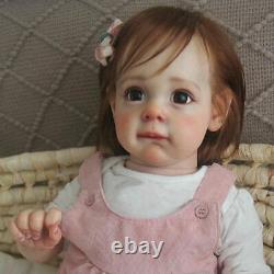24 Toddler Girl Reborn Baby Dolls Handmade Lifelike Newborn Gift Doll + Clothes