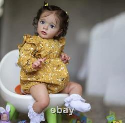 24 inch Cute Realistic Reborn Baby Dolls Girls Toddler Rebron Doll Cloth Body