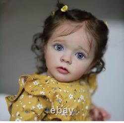 24 inch Cute Realistic Reborn Baby Dolls Girls Toddler Rebron Doll Cloth Body