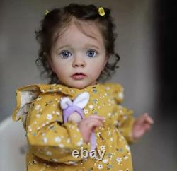 24 inch Cute Realistic Reborn Baby Dolls Girls Toddler Rebron Doll Cloth Body