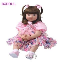 24Inch Reborn Dolls 60cm Princess Girl Baby Doll Kid Birthday Xmas Gifts