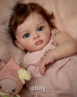 24in Handmade Reborn Baby Dolls Silicone Lifelike Real Toddler Toys Kids Gift