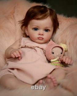 24in Handmade Reborn Baby Dolls Silicone Lifelike Real Toddler Toys Kids Gift