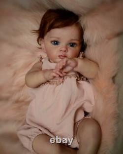 24in Handmade Reborn Baby Dolls Silicone Lifelike Real Toddler Toys Kids Gift