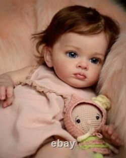 24in Handmade Reborn Baby Dolls Silicone Lifelike Real Toddler Toys Kids Gift