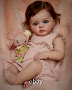 24in Handmade Reborn Baby Dolls Silicone Lifelike Real Toddler Toys Kids Gift