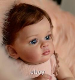 24in Handmade Reborn Baby Dolls Silicone Lifelike Real Toddler Toys Kids Gift