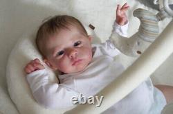 24in Lifelike Reborn Baby Doll Soft Cloth Body Collectible Toy Birthday Gift