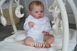 24in Lifelike Reborn Baby Doll Soft Cloth Body Collectible Toy Birthday Gift