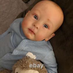 24in Soft Reborn Baby Dolls Handmade Real Newborn Boy Girl Finished Kids 3D Gift