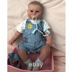 24inch Reborn Doll Soft Silicone Maddie Boy Handmade Realistic Toddler Baby Gift