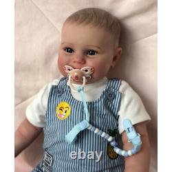 24inch Reborn Doll Soft Silicone Maddie Boy Handmade Realistic Toddler Baby Gift