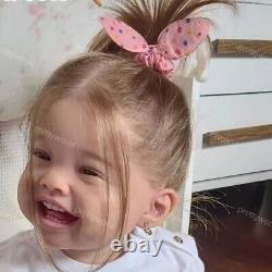 26 Mila Reborn Baby Dolls Lovely Girl Toddler Hand-Rooted Hair Art Collect Gift