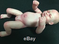 26cm/10 Full Silicone Vinyl body doll life like Reborn Baby Girl Newbron
