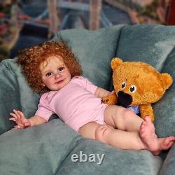 26in Huge Reborn Toddler Girl Baby Doll Lifelike Handmade Zoe Lifelike Art Toys