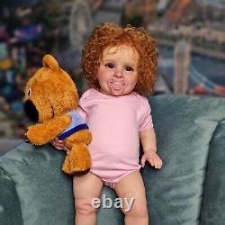 26in Huge Reborn Toddler Gril Baby Doll Lifelike Handemade Zoe Lifelike Art Toys