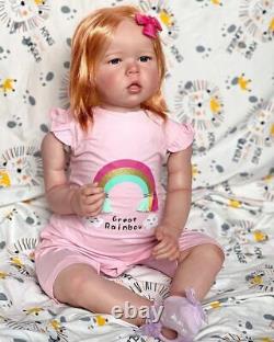 28 Soft Reborn Baby Dolls Toddler Girl Handmade Liam Dolls Realistic Vinyl Gift