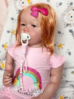 28 Soft Reborn Baby Dolls Toddler Girl Handmade Liam Dolls Realistic Vinyl Gift