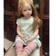 30 Artist Painted Reborn Baby Doll Finished Toddler Girl Rooted Silver Hair Toy