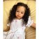 30in Painted Reborn Baby Doll Toddler Girl Rooted Hair Unassembled Kit Part Gift