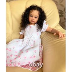 30in Painted Reborn Baby Doll Toddler Girl Rooted Hair Unassembled Kit Part Gift