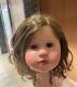 32'' Huge Reborn Baby Louisa Painted Kits Hand-rooted Hair Unassembled Kit Girl