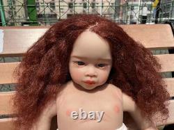 32in FINISHED Toddler Girl Reborn Baby Dolls Soft Vinyl Body Handmade Toys GIFT