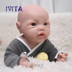 43cm 2700g Real Touch Lifelike Infant Full Body Silicone Reborn Baby Doll Gifts