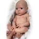 46cm Reborn Baby Doll Already Painted Full Body Solid Silicone Girls Dolls Toy