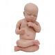 46cm Reborn Baby Doll Already Painted Full Body Solid Silicone Boy Dolls New