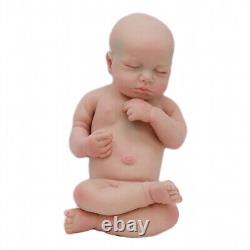 46cm Reborn Baby Doll Already Painted Full Body Solid Silicone boy Dolls new