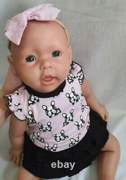 50cm/20 Full Body Silicone Reborn Lacey Baby Doll Painted Realistic Baby Toys