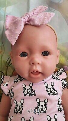 50cm/20 Full Body Silicone Reborn Lacey Baby Doll Painted Realistic Baby Toys